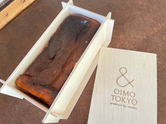 木箱に入ったおしゃれな【蜜芋バスクチーズケーキ　＆OIMO TOKYO】くちこみレビュー♪